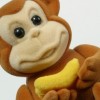 een aap die geen bananen eet